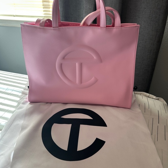 Telfar Light Pink Tote Bag - Picture 1 of 4